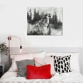 thumbnail image 5 of Nawypu Wolf Canvas Wall Art Forest Animal Picture Paintings Black and White Wolves Prints Artwork for Living Room Bedroom Bathroom Decor Ready to Hang, 5 of 5