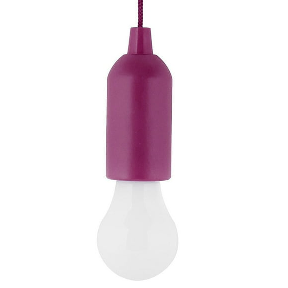 Discount Qaailabf Portable Pull Cord light Bulb Outdoor Garden Camping Hanging LED Light Lamp PP