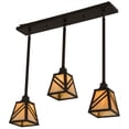 thumbnail image 6 of Meyda Tiffany 177095 Diagon 3 Light 7" Wide Multi Light Pendant - Bronze, 6 of 7