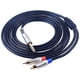thumbnail image 1 of Inteprter 6,35mm TRS macho Dual RCA Cable de Audio adaptador conector amplificador de música Cable interconector líneas de micrófono Cables de audio/vídeo 3 metros, 1 of 6