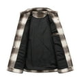 thumbnail image 4 of Nfhtoj Flannel Shirts for Men's Flannel Shirts Long Sleeve Cotton Plaid Shirt Jacket Casual Button Down Shirt with Pockets Mens Clothing, 4 of 4
