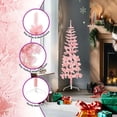 thumbnail image 3 of vidaXL Christmas Tree Slim Artificial Half with Stand, 3 of 10