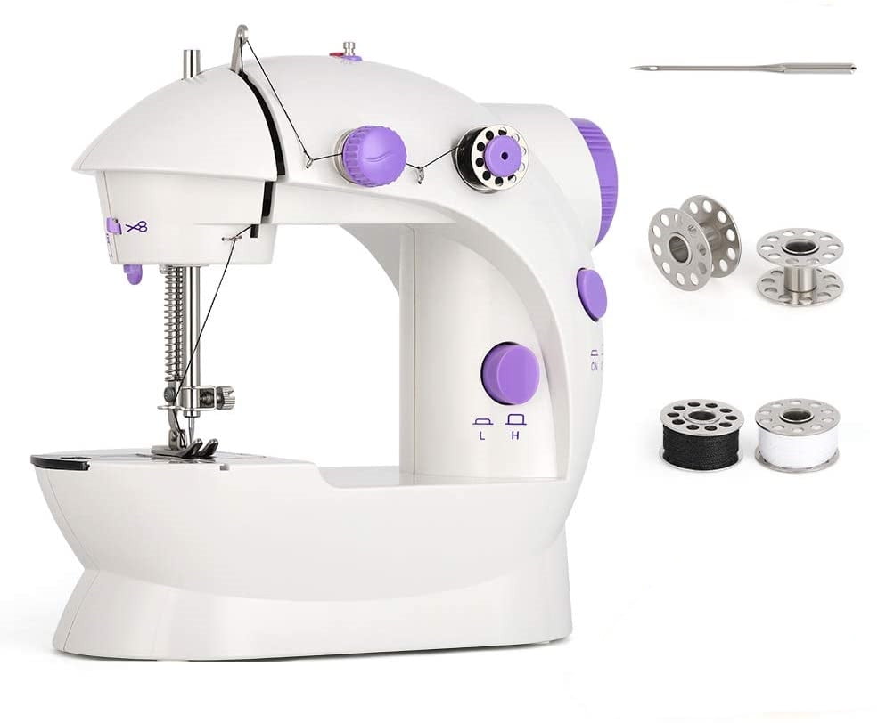 Portable Sewing Machine Mini Sewing Machines for Beginner 2Speed Double Thread Handheld Sewing