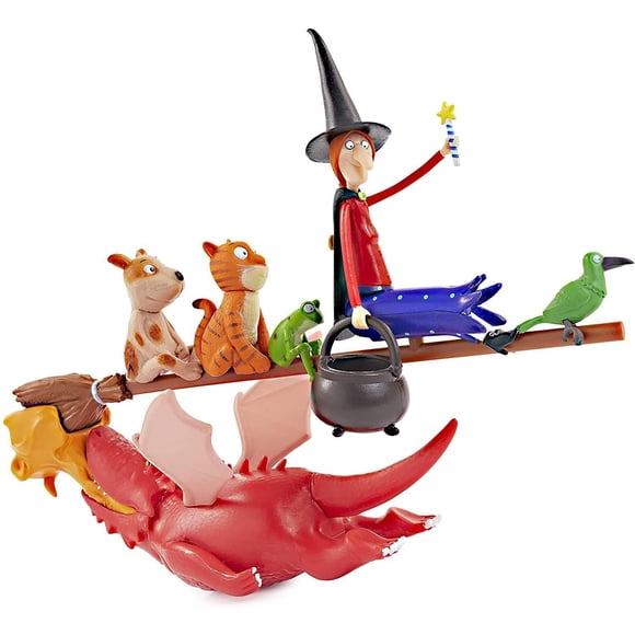 Conjunto de personajes ¡GUAU! Pon la habitación de Julia Donaldson en la escoba