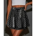 thumbnail image 2 of KISSMODA Flowy Shorts for Women Chiffon Ruffle Skorts Mini Skirts for Teen Girls, 2 of 5