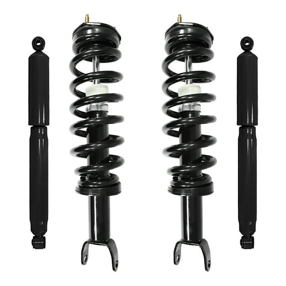 Unity Automotive Front & Rear Complete Strut Assembly Shock Kit Fits 2009-2010 Dodge Ram 1500, 4-11620-256300-001