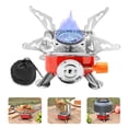 thumbnail image 1 of Mini Estufa De Camping Portatil Kimhi Plegable De Gas Butano Ultraligera Acero Inoxidable Quemador Horno Prueba Viento Mochilero Senderismo Para Fiestas Aire Libre Picnic Campamento, 1 of 7
