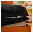thumbnail image 6 of Pillow Top Mattress Topper California King Size, Mattress Pad Cover with 8-21 Inch Deep Pocket, Bed Mattress Protector for Back Soft Overfilled Down Filling, Black, 6 of 7
