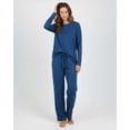 thumbnail image 5 of Real Essentials 2 Pack: Women's Comfy Pajama Sets - Short & Long Sleeve Ladies Loungewear Sleepwear PJs (Available In Plus), 5 of 8