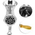 thumbnail image 3 of Stainless Table Clamp Mounted Grinder, Manual Machine Sausage Filler Filling Machine, 3 of 5