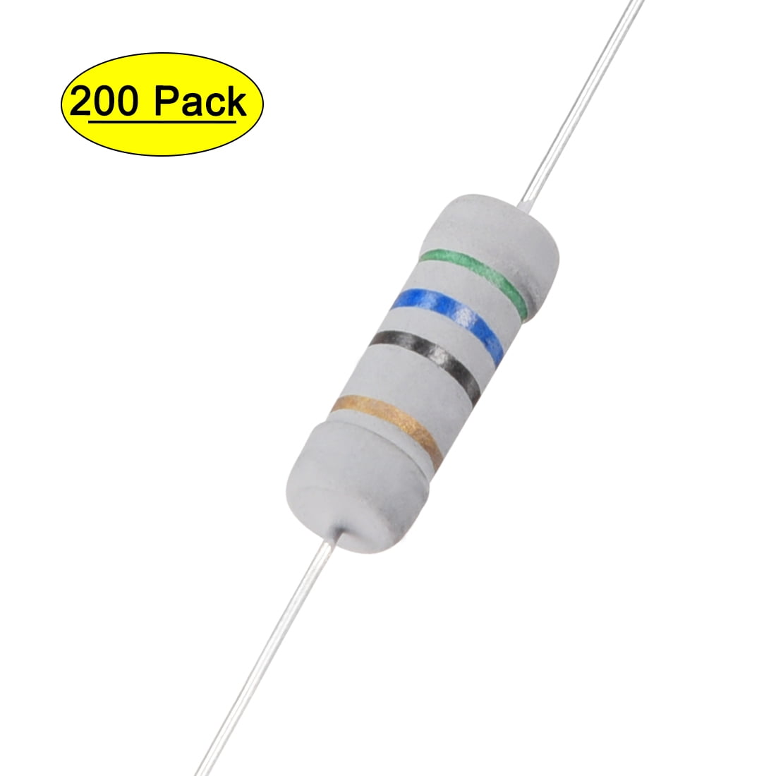 200pcs 2W 56 Ohm Carbon Film Resistor 5 Tolerance 4 Color Bands