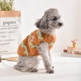 thumbnail image 5 of Cozy Velvet Warmth Brown Dog Vest for Spring & Fall, 5 of 6