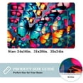 thumbnail image 2 of Butterfly Polyester Non-Slip Machine Washable Bath Rugs Door Rugs Floor Mat, 2 of 6