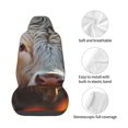thumbnail image 4 of Daiia Sunflower Cow In Flower Field Printed Car Seat Cover - Waterproof & Sweatproof - Universal Fit, Machine Washable, Non-Slip - Seat Protector for Car, Truck, SUV, Van (1 Pack), 4 of 5