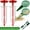 red, variant on SWAZVAC 6PCS Mini Seed Sower Set Handheld Plastic Garden Sowing Tools Multi-functional Gardening Planting Kit(Red)