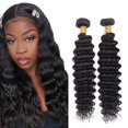 thumbnail image 1 of Hair Bundles HertFeu Deep Wave 10A para cabello virgen brasileño, 1 of 9