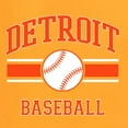 thumbnail image 6 of Wild Bobby City of Detroit Baseball Fantasy Fan Sports Men's T-Shirt, Gold, Medium, 6 of 6