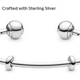 thumbnail image 3 of Bebetter Jewelry Silver Open Bangle Sterling Silver Bracelet, 3 of 5