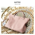 thumbnail image 6 of Kattee Women's Soft Leather Tote Bag, Top Satchel Purses and Handbags, 6 of 7