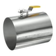 thumbnail image 1 of 6 Inch Duct Backdraft Damper, Manual Adjustment Airflow Volume Damper for Vents Fans Extractors Range Hoods Heating Systems, 1 of 7