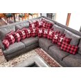 thumbnail image 4 of Pillow Perfect 628271 17 in. Buffalo Plaid M Throw Pillow - Black, 4 of 4