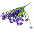 thumbnail image 2 of Cheers US 2packs Artificial Fake Flowers, Faux Outdoor Plastic Plants UV Resistant Shrubs Blossom Branches Vase Arrangements for Table Centerpieces Home Wedding Party Decoration, 2 of 7