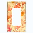 thumbnail image 5 of Metal Light Switch Plate Outlet Cover (Floral Yellow Wallpaper FLW002), 5 of 13