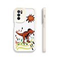 thumbnail image 1 of Agregue un toque de color a su iPhone con una divertida funda para teléfono plateada mate con estampado de dibujos animados, 1 of 4