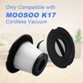 thumbnail image 4 of Paquete de 9 filtros HEPA de repuesto compatibles con accesorios de aspiradora inalámbrica MOOSOO K17, 4 of 5