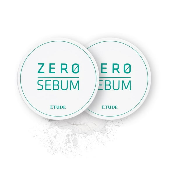 Polvo secante Duo Set ETUDE Zero Sebum, 4 g x 2, ligero