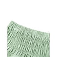 thumbnail image 4 of VISgogo Falda larga ahumada para mujer, falda con abertura de color sólido de cintura alta informal de verano para adultos VISgogo moda, 4 of 9