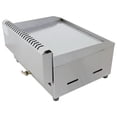 thumbnail image 3 of LPG Gas Grill 2-Burner Portable Countertop Flat Griddle Hot Plate Stove, 3 of 11