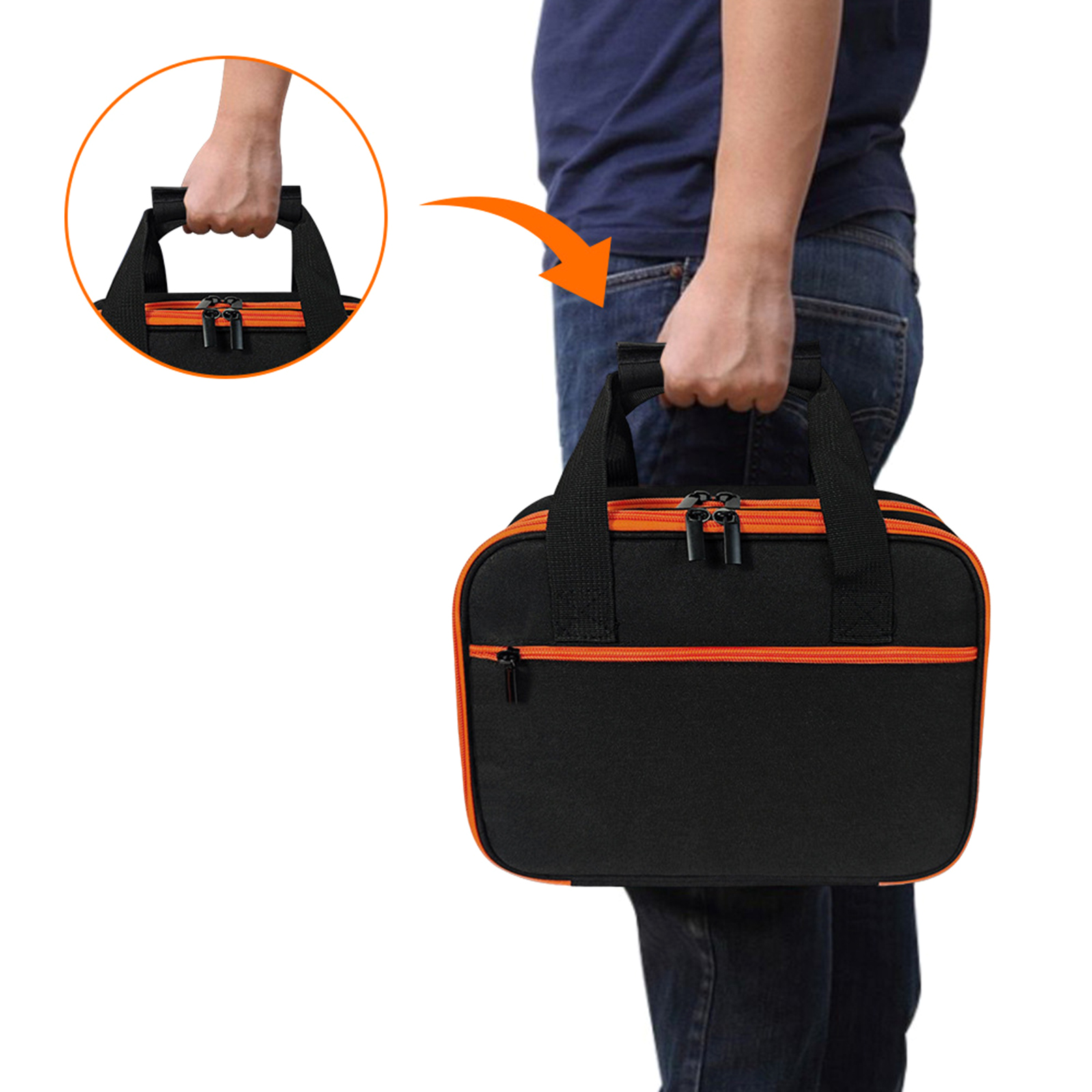 Multipurpose Electrical Bag Circuit Tool Carry Case for Professional Electricians and Home Maintenance Gear