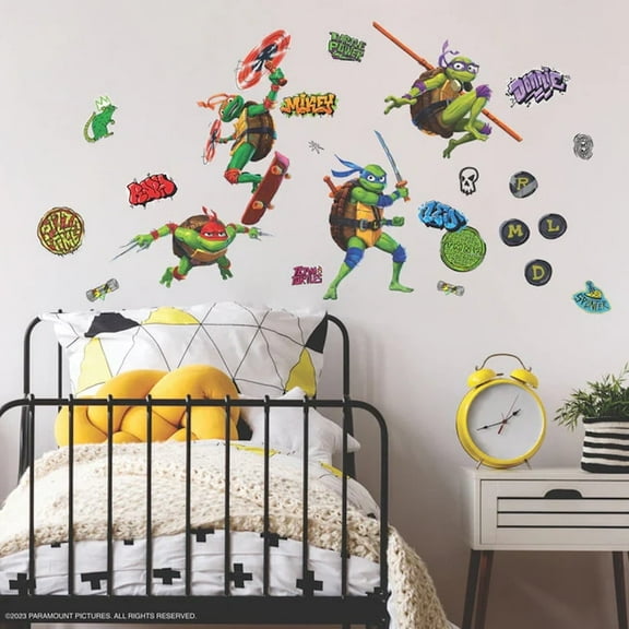 Teenage Mutant Ninja Mayhem Characters Peel & Stick Wall Decals RMK5442SCS