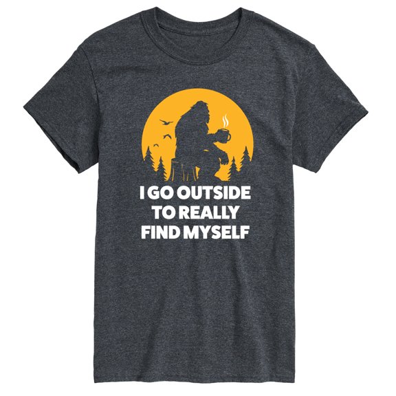 Instant Message - Find Myself Sasquatch Short Sleeve Graphic T-Shirt