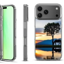 For iPhone 17 Pro Shockproof Protective Phone Case, by OneToughShield - Horse Tree