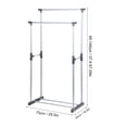 thumbnail image 4 of Clothes Hanging Rack, Sturdy Clothes Hanger, Balcony For Home Bathroom Hotel, 4 of 8