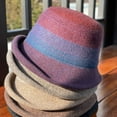 thumbnail image 6 of CoCopeaunts Bucket Hats for Women Thick Wool Cold Proof Keep Warm Winter Roll-up Edge Elegant Round Top Fisherman Hat for Girl, 6 of 8