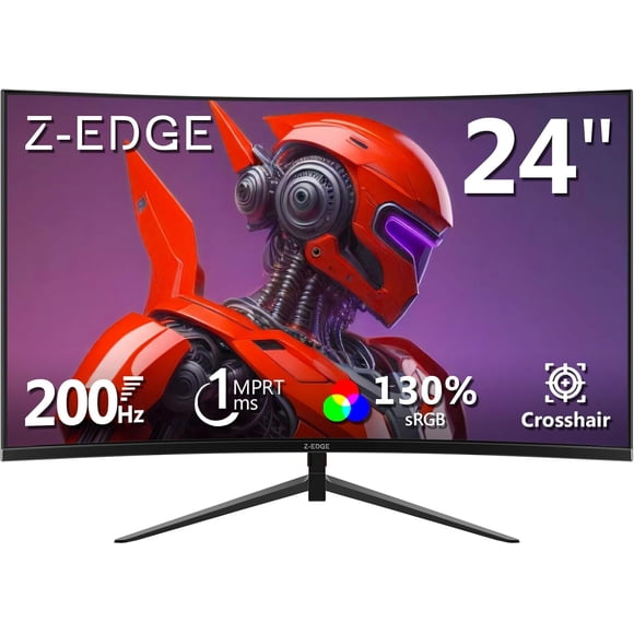 Z-Edge UG24 24" Curved Gaming Monitor – FHD 1080p, 180Hz, 1ms MPRT, FreeSync Premium
