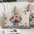 thumbnail image 2 of 4th of July Floral Throw Pillow Cover 24 x 36 Inch Decorative Pillow Cover Vintage Red Blue Roses Patriotic Lumbar Pillowcase Seasonal Rectangle Cushion Case for Couch Sofa Bed Living Room, 2 of 9