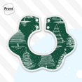 thumbnail image 3 of Bingfone Christmas Trees Soft Bibs For Baby Boy Girl 360 Rotate Petal Absorbent Bibs Washable For Drooling Teething, 3 of 9