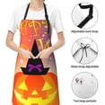 thumbnail image 6 of Lsque Halloween Waterproof Apron Chef Aprons for Men Heavy Duty Chemical Work Apron Extra Long Grilling Aprons with Adjustable Bib Apron, 6 of 9