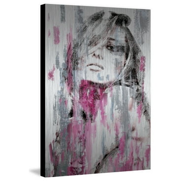 Marmont Hill "Hello Beauty" Painting Print on Brushed Aluminum