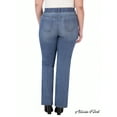 thumbnail image 4 of Alivia Ford Women's Plus Size Jeans for Women - High Rise Elastic Plus Size Bootcut Jeans for Women - 32" (24, Venice Wash), 4 of 7