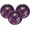 Purple, variant on 3-Pack Decorative Ball for Bowls, 2.4 Inch Mosaic Glass Balls Decorative Glass Orbs for Home Decor/Dining Tables/Wedding Party/Coffee Table/Centerpiece Decor [White]