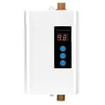 thumbnail image 2 of M Buder Calentador de Agua Eléctrico Instantáneo Mini sin Tanque Inteligente Pantalla Táctil 4000W Blanco 220V EU Plug, 2 of 9