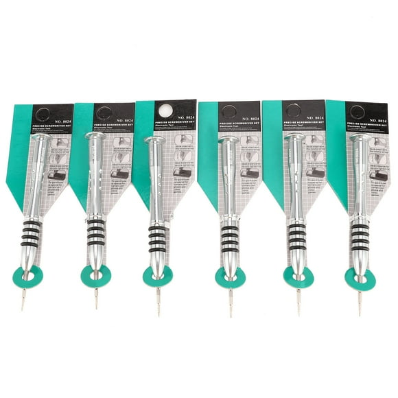 Destornillador Pentalobe de 6 piezas, acero al cromo vanadio, herramienta de reparación electrónica manual de 0,8 x 25