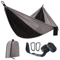 thumbnail image 1 of Portable Hammock Greyish Black 300 x 200cm,Hammock Bed,Camping Bed For Double Person Parachute Cloth Tent Bed/Parachute Garden,Outdoor Hammock,Nylon F, 1 of 4