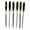 Black, variant on ELAYARD Small Tool Set Wood Shaping File 6Pcs Black Steel for Woodworking