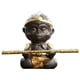 thumbnail image 2 of Mono Rey Estatuilla Mono Rey Estatua Té Mascota Escultura Mini Té Mascota Adorno para Oficina Hogar Mesa Centro de Mesa Decoración Té Amantes Regalo Estilo A, 2 of 8